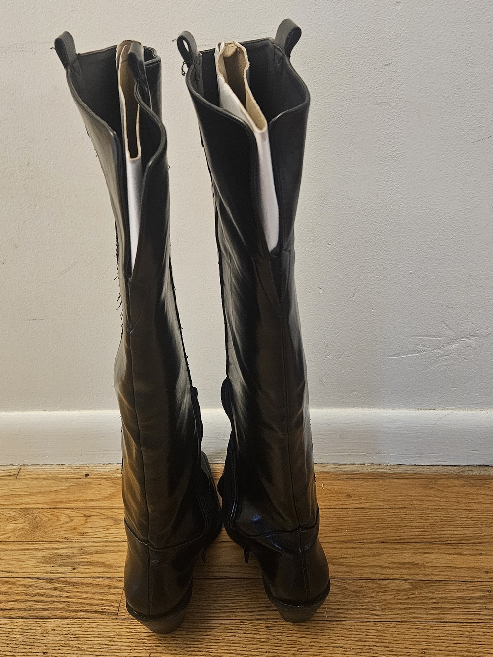 Wild Pair Black Over-the-Knee Pointed Toe Boots - Picture 2 of 5